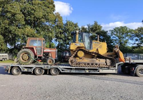 Urgent job 
Moving a Dozer purchased from Euro Auctions o. The morning  and on site in the central belt of Scotland the same da