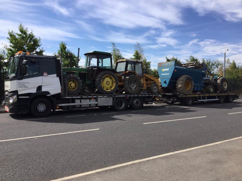 Tractor Transport, Agri Haulage, Low Loader Haulage, Farm Machinery