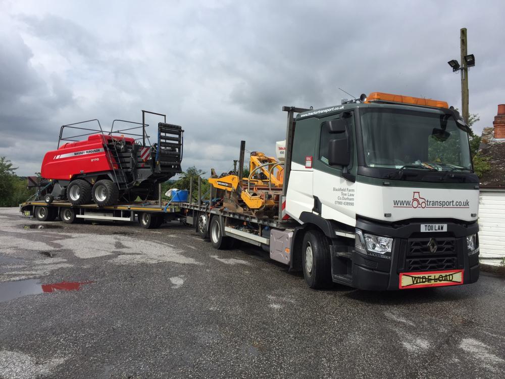 Tractor Transport, Agri Haulage, Low Loader Haulage, Farm Machinery Mark Watson Farm Machinery
