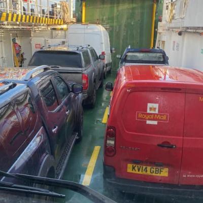 Highlands and Islands this week for day taking some arrowquip Equipment onto the Isle of Mull then up to Flowerdale bay to winch