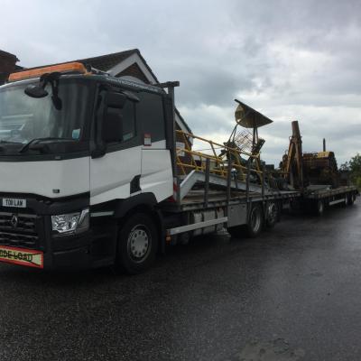 Some down to earth machinery off to east anglia
