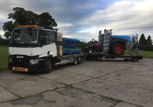 Sub contracting for a premier league haulier highland show bound