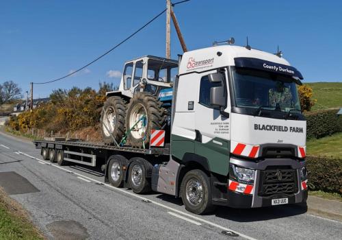 Tony loaded With the first of three county’s on there way to a new hom3 in the south of england