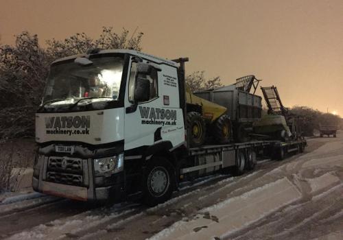 Parked in edinborough due to A68 closed with snow