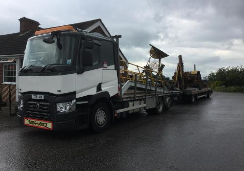 Some down to earth machinery off to east anglia